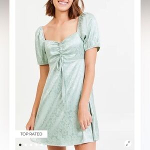 Altar’d State. Mint Open Back Mini Dress Size Large. 🤍